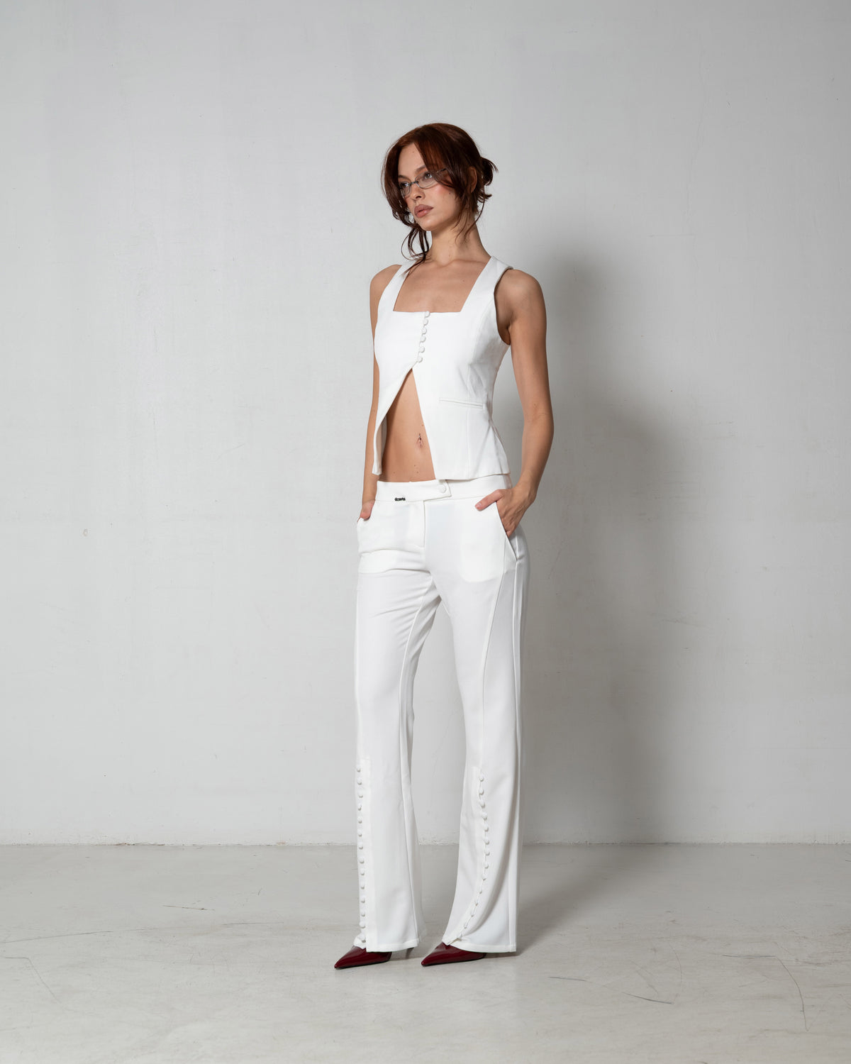 SUIT — The Waistcoat White