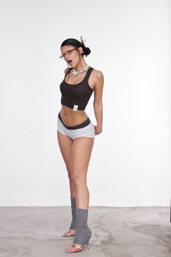 SCULPT-CROP TANK MORO