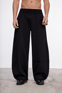 EVERYDAY WIDE TROUSERS NERO