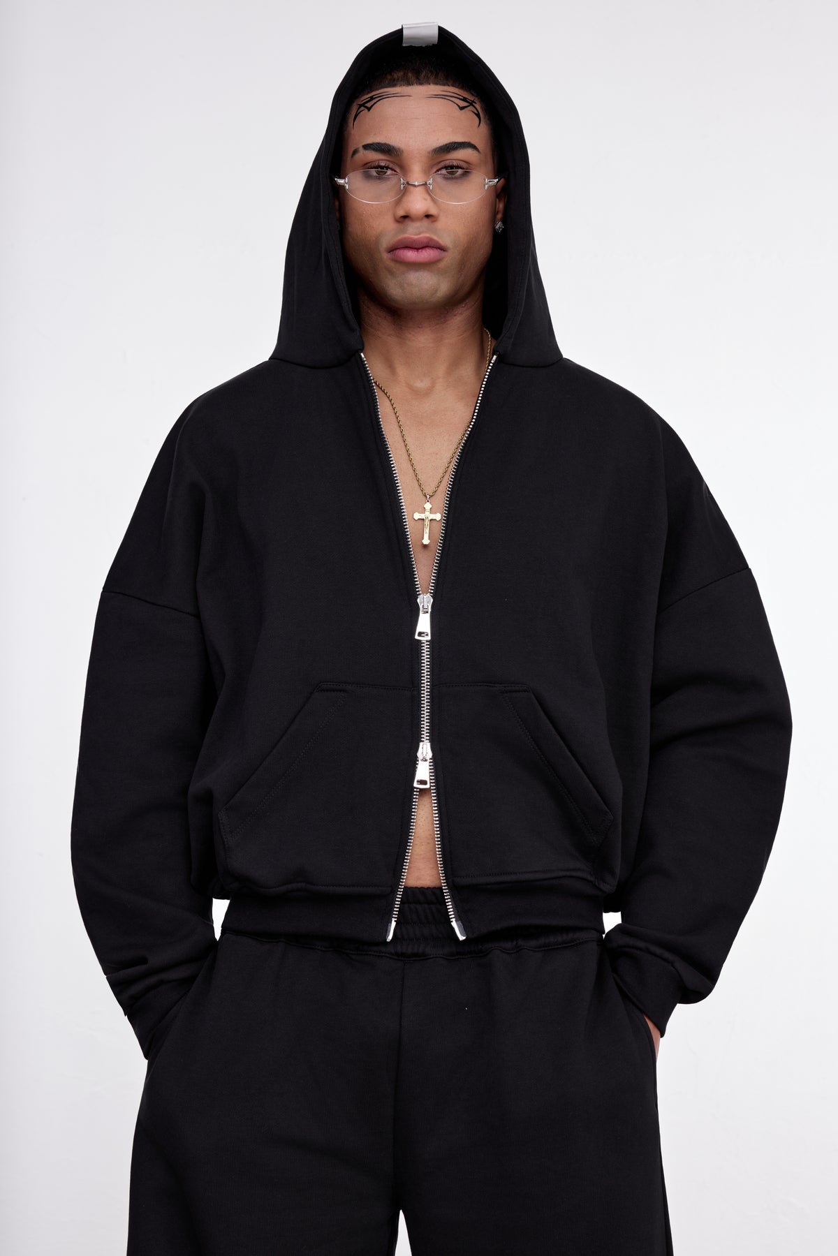 EVERYDAY FULL-ZIP HOODIE NERO