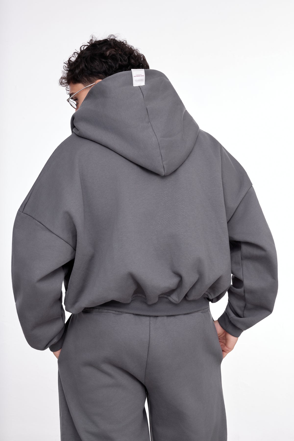 EVERYDAY FULL-ZIP HOODIE PIOMBO