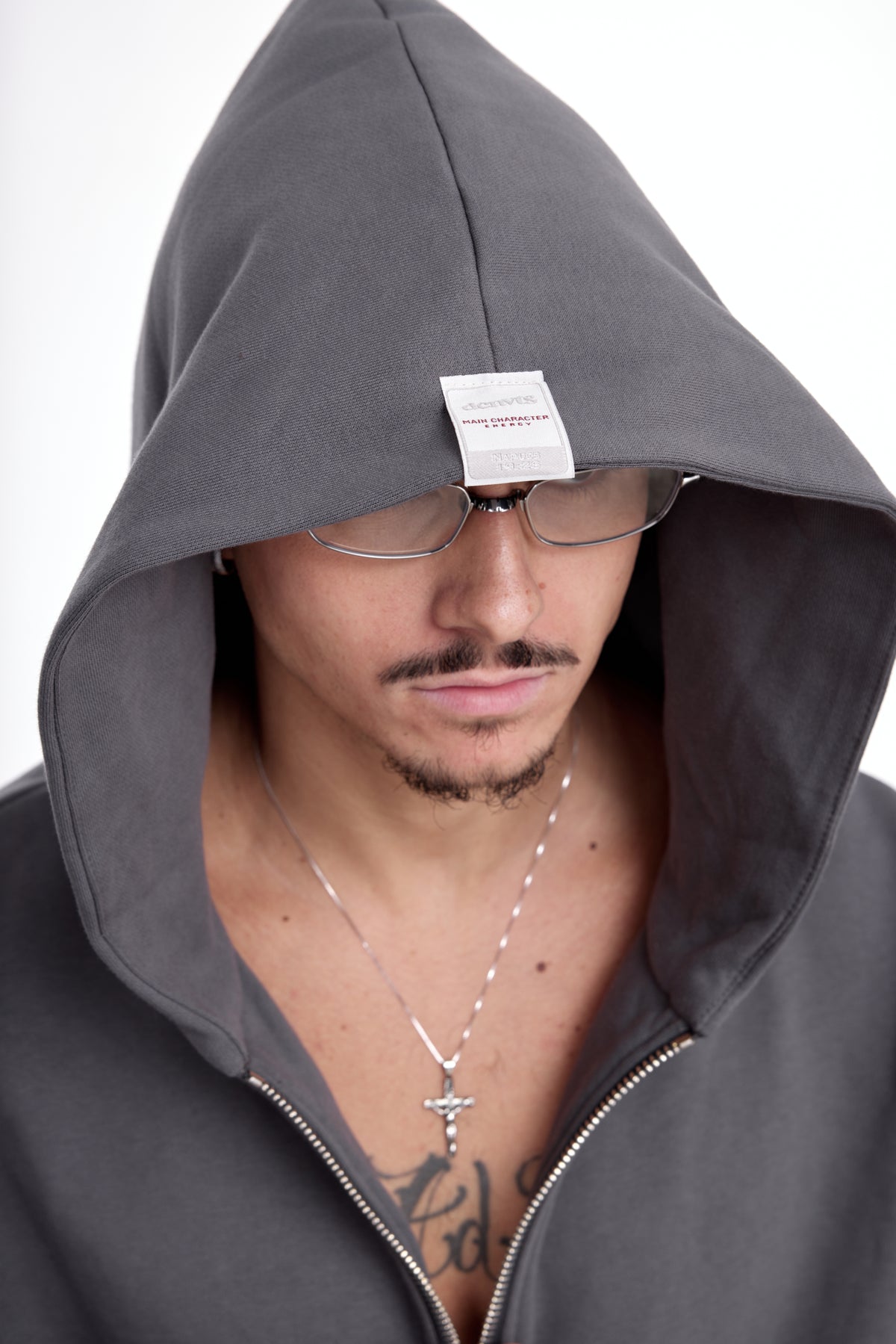 EVERYDAY FULL-ZIP HOODIE PIOMBO