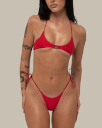 RED - MINIMAL MICRO THONG