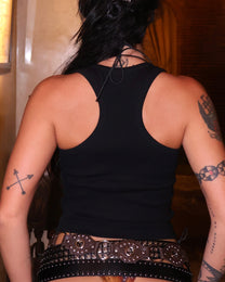 PIERCED TANK - BLACK