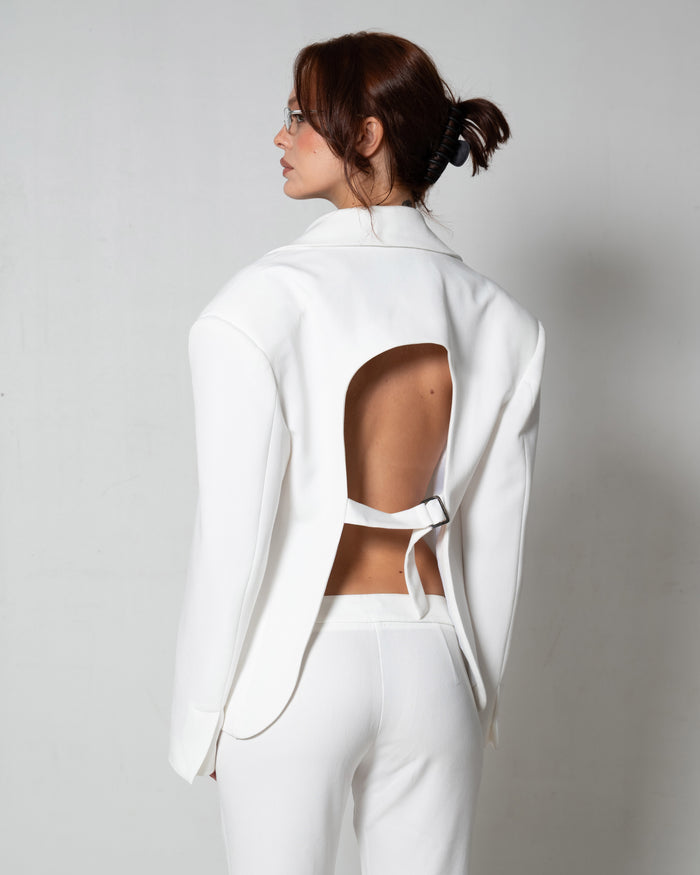 SUIT — The Blazer White