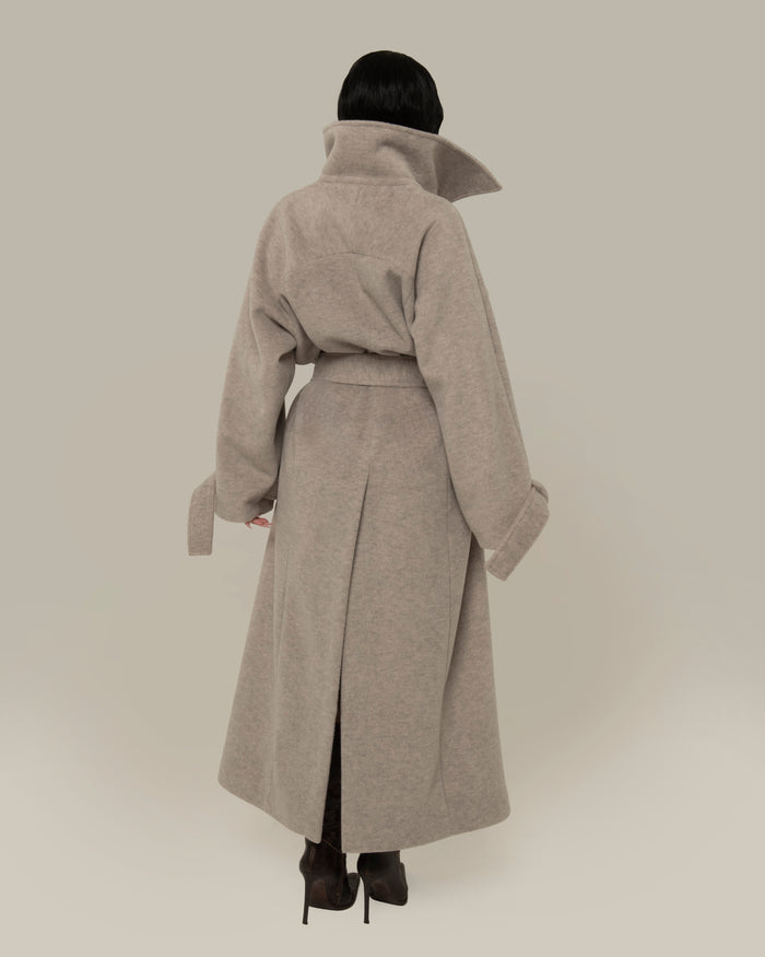 ANTI SOCIAL COAT CLEAR GREY
