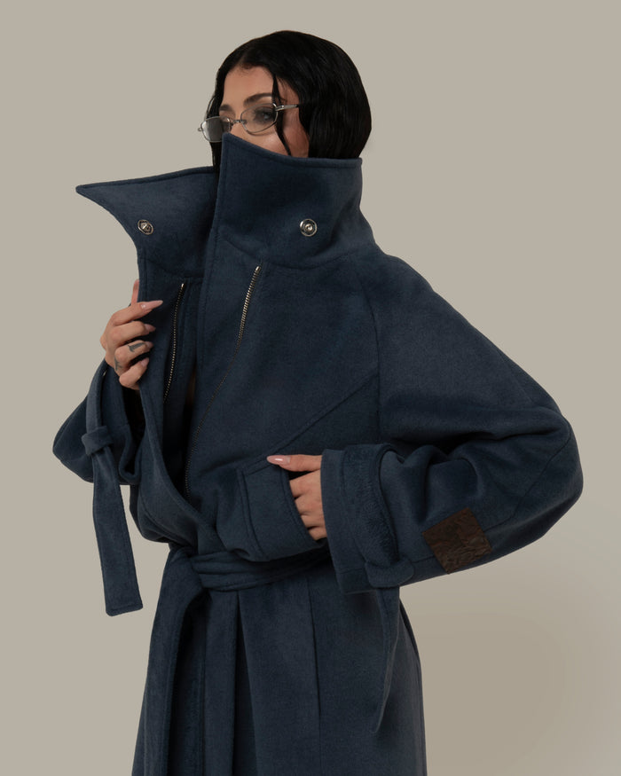 ANTI SOCIAL COAT BLUE