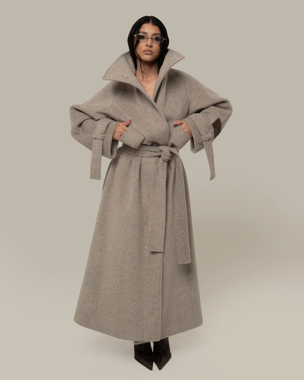 ANTI SOCIAL COAT CLEAR GREY