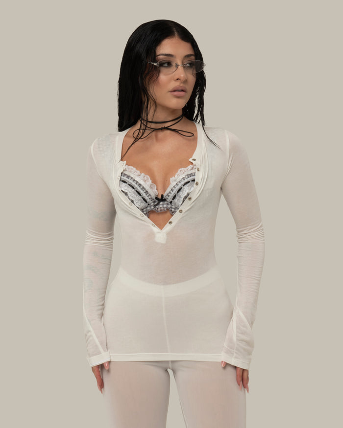 UNDRESSED TOP WHITE